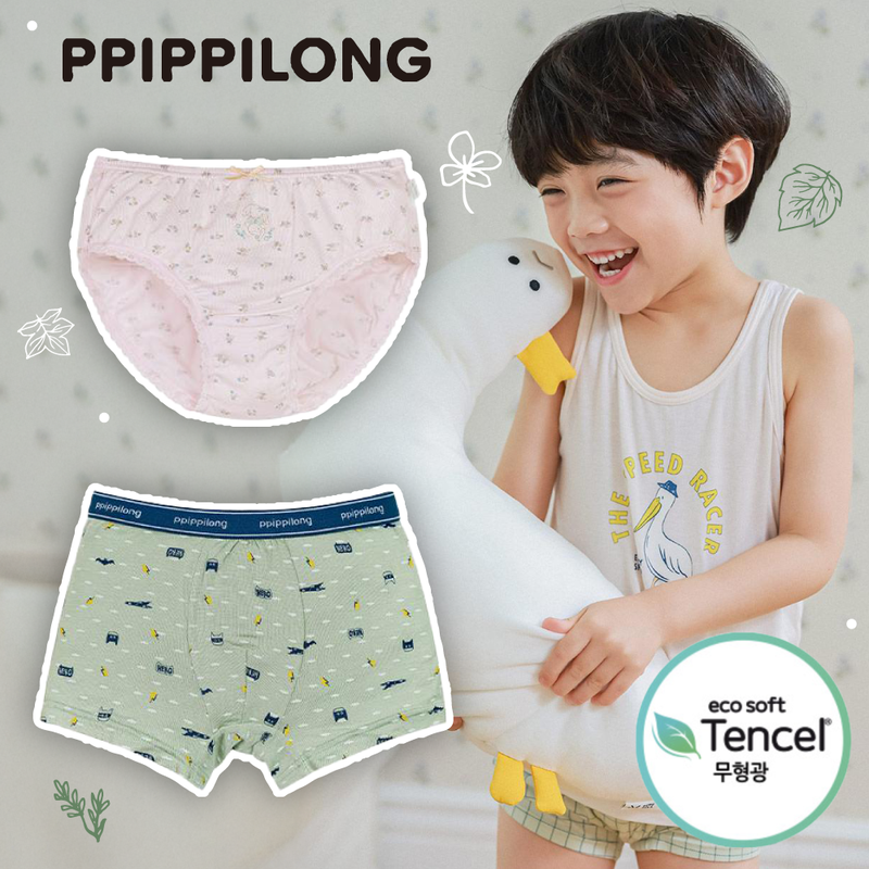 涼感ｘ透氣【韓國 PPIPPILONG】純棉/天絲莫代爾內衣褲✧ 敏感肌穿也OK