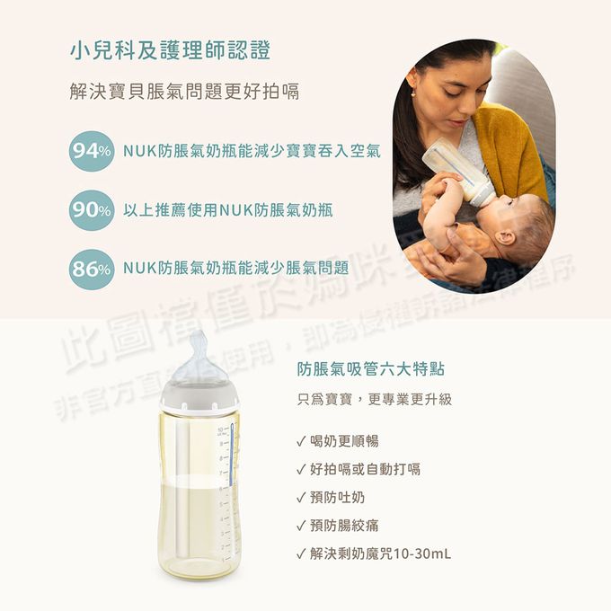 德國 NUK - 防脹氣感溫奶瓶新生兒禮盒-Love Your Self 聯名