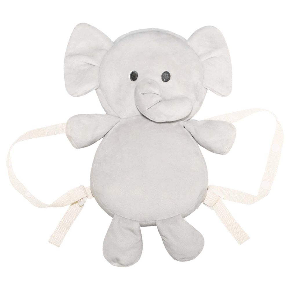 akachan honpo - 嬰兒防護枕背包 大象-灰色