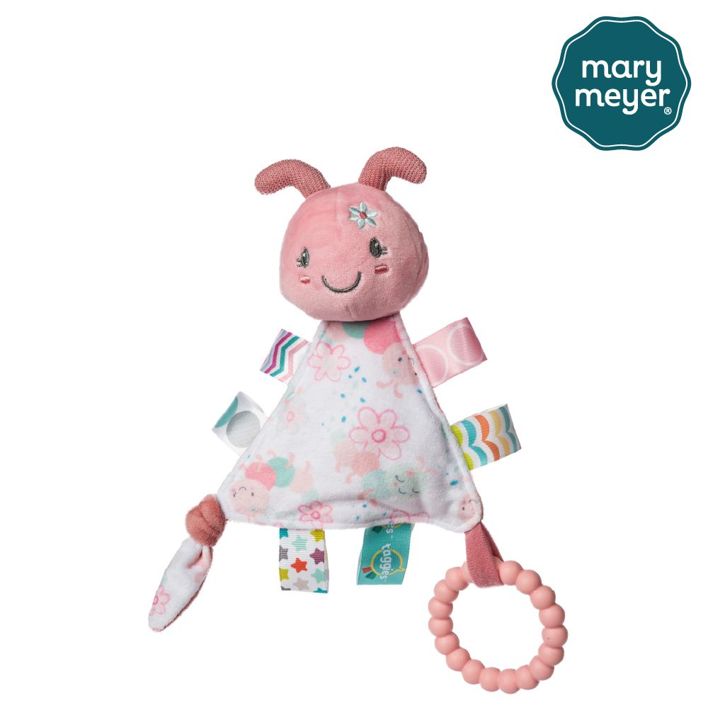 多功能標籤安撫巾-妞妞毛毛蟲