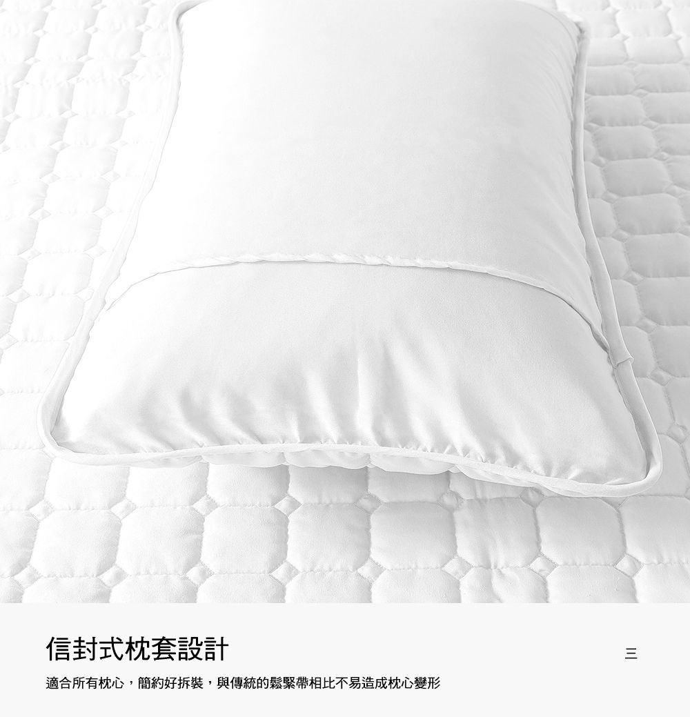 MIGRATORY 媚格德莉 - 100%高效防水透氣保潔枕套-2入-白色 (50x75cm)