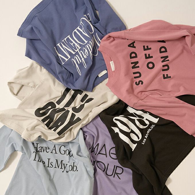 日本 b-ROOM - 天天穿速乾耐水洗印花長袖上衣-銀灰