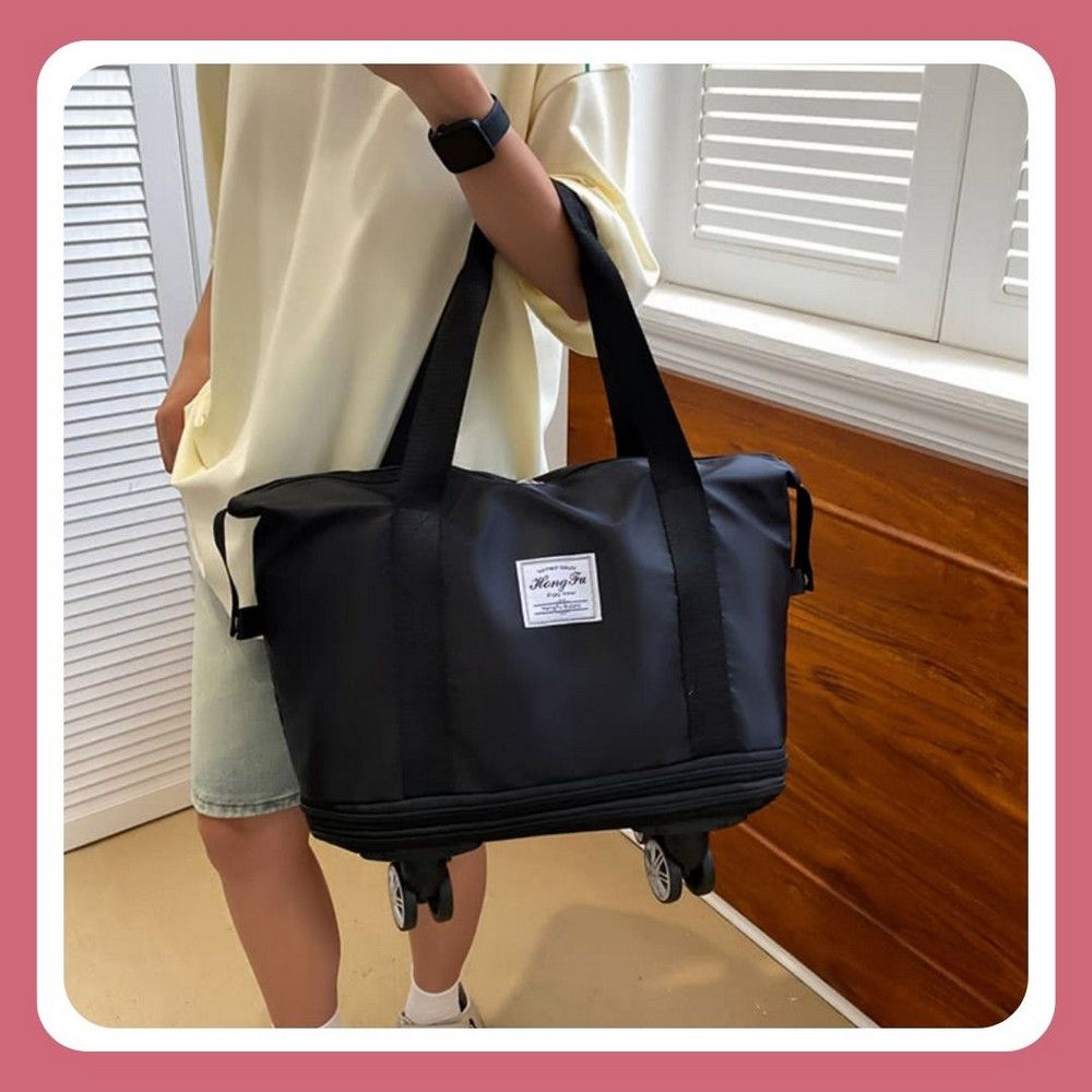 萬向輪旅行懶人包-黑 (F)