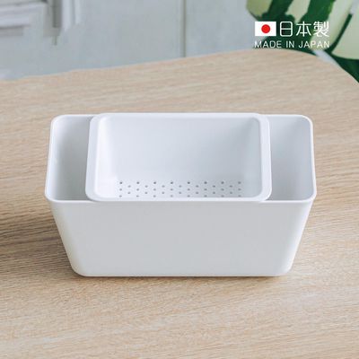 日本 小久保KOKUBO - 日本製二合一瓜子乾果盛裝/瓜殼廚餘盒