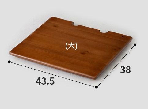 韓國 Damda - 購物車木頭桌板(不含手拉車）-棕色 (43.5x38cm)-1.5KG