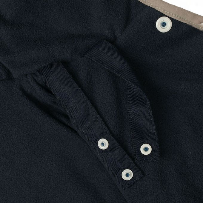 akachan honpo - 鋪棉斗篷-熊耳-深藍色 (60～80cm)