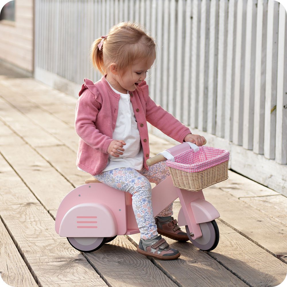 粉紅甜蜜摩托車