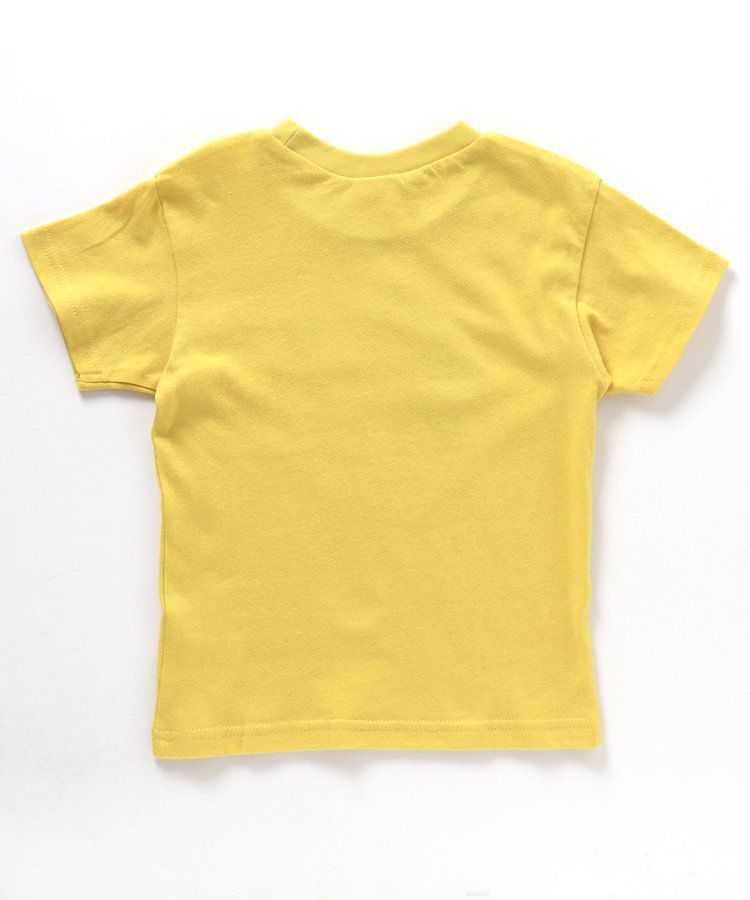 日本 BREEZE - 美式休閒風印花短袖上衣-GOOD DAY-檸檬黃