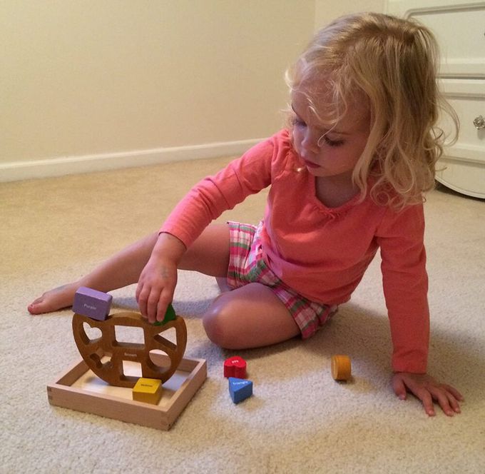 BeginAgain - 木頭造型玩具 形狀平衡船 (B1402)