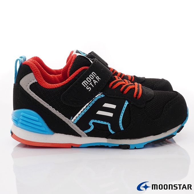 Moonstar日本月星 - HI系列休閒機能童鞋-MSC23236黑(中小童段)-機能運動鞋-黑