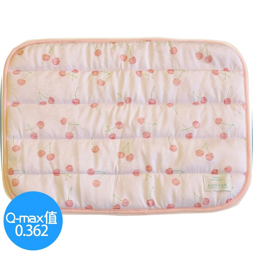 日本 DAIKAI - 接觸涼感枕頭套-甜美櫻桃-粉紅 (50x37cm)