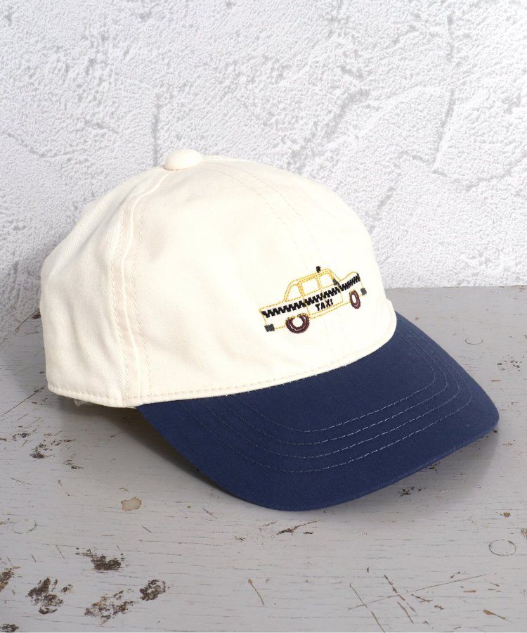 日本 BREEZE - 彩色刺繡印花棒球帽-計程車-深藍