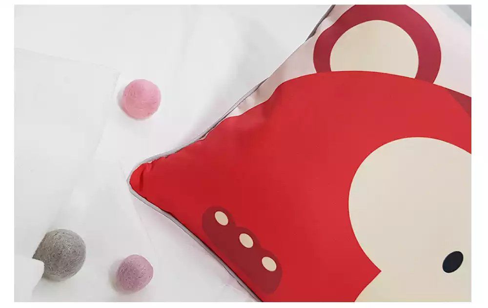 韓國 Hello HiZoo - 手工製可愛動物防蟎抗菌兒童枕-天王鯊 (30x50cm)