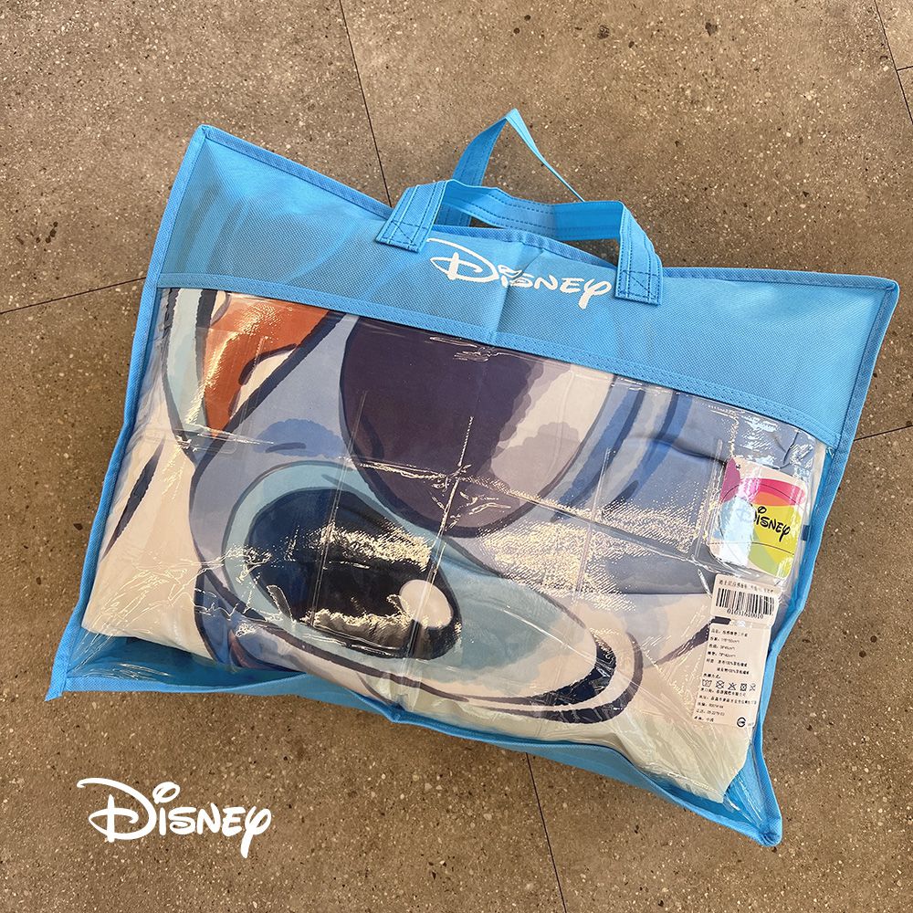 迪士尼Disney - 涼感兒童三合一睡墊-HI史迪奇 (枕頭+枕套*1/睡墊*1/被子*1)