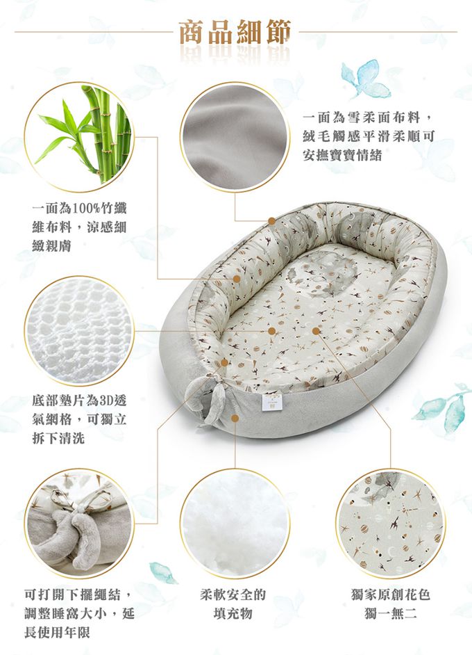 波蘭Maylily - 竹纖雪柔雙面睡窩-浩瀚星宇