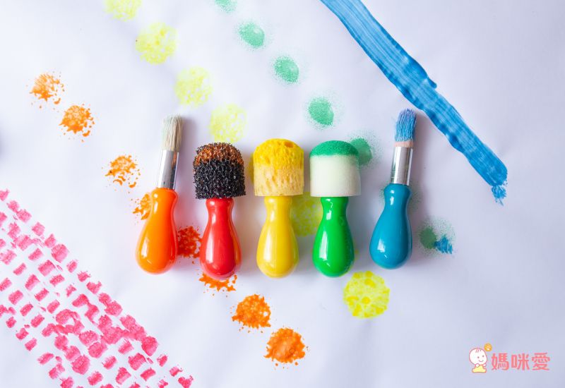 澳洲 Micador - 小畫家工具組-泡泡小畫筆*2+3種不同照型海綿刷(共五支)