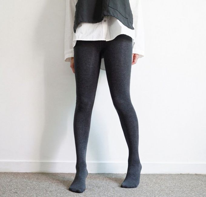 韓國Marian - 時尚保暖彈性褲襪-米色 (Free)