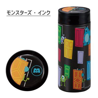 日本 Pearl 金屬 - 迪士尼 輕量不鏽鋼保冷保溫瓶-小熊維尼-淺灰米-200ml