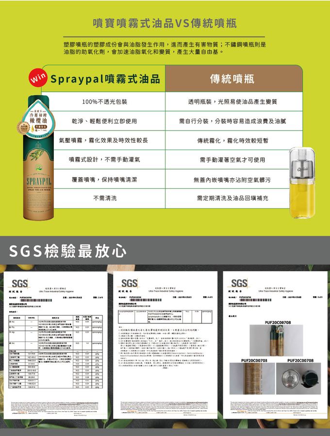 Spraypal - 噴寶 特級橄欖氣炸鍋專用噴霧油-250ML