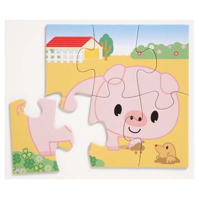 KUMON - 益智拼圖STEP 1-1 人氣動物-2pcs*2/3pcs*2/4pcs*2/6pcs*2