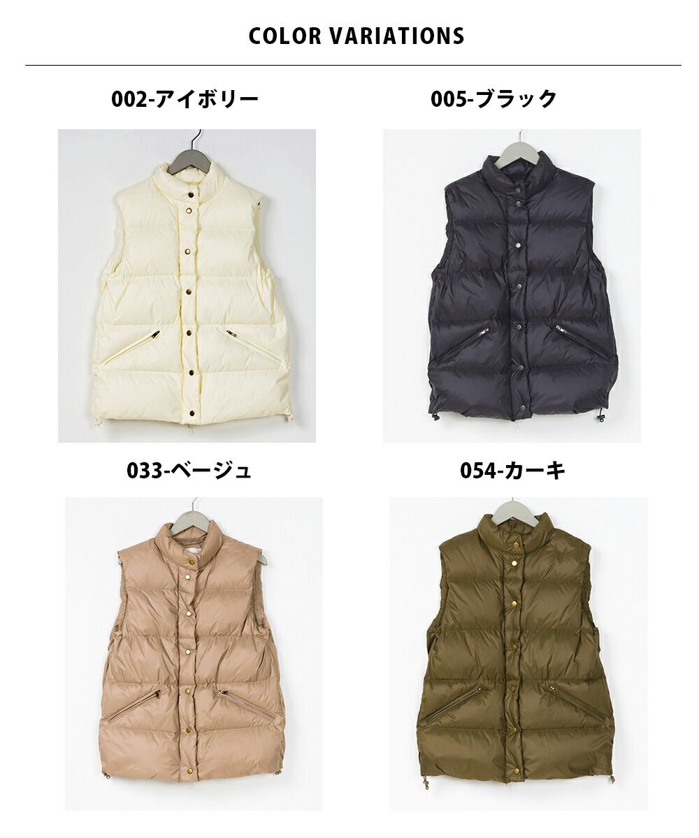 日本 OMNES - 90%羽絨輕量保暖背心-黑