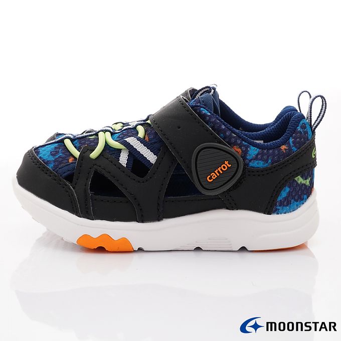 Moonstar日本月星 - 休閒機能童鞋-CRC23406黑(中小童)-機能運動鞋-黑