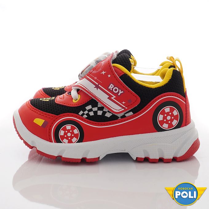 台灣製波力電燈運動童鞋(中小童段)-運動鞋-紅