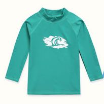 韓國 Vaenaitbaby - 防曬長袖泳衣/防磨衣-亮黃