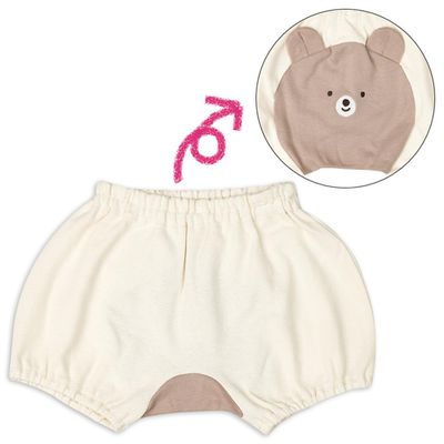 akachan honpo - 蓬蓬褲-動物造型屁屁-象牙白色