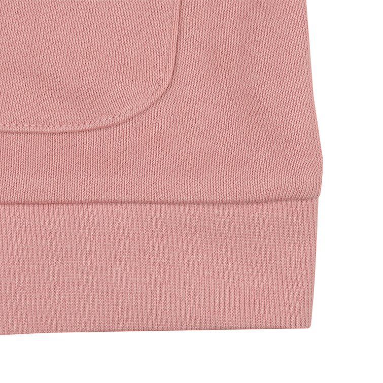 akachan honpo - 連帽外套-毛圈內裡-粉紅色