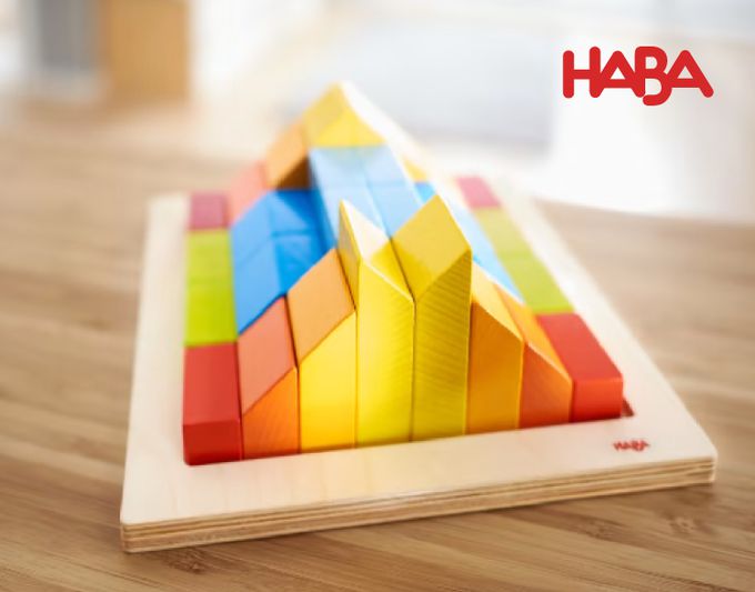 德國HABA - 動物大遊行積木25pcs