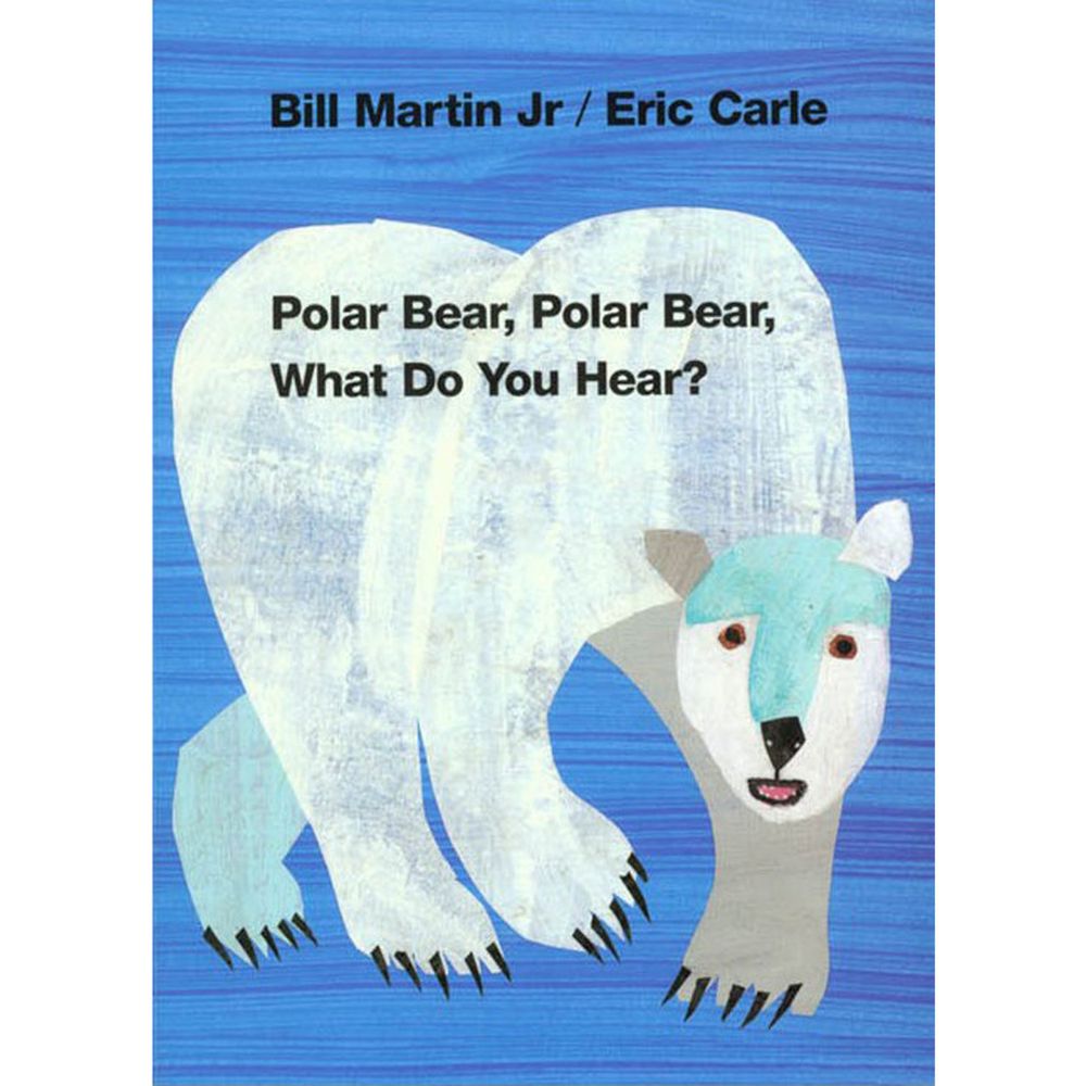 POLAR BEAR WHAT DO U HEAR-艾瑞卡爾幼兒硬頁書-彩色 (17×13cm/硬頁/彩色/22頁)