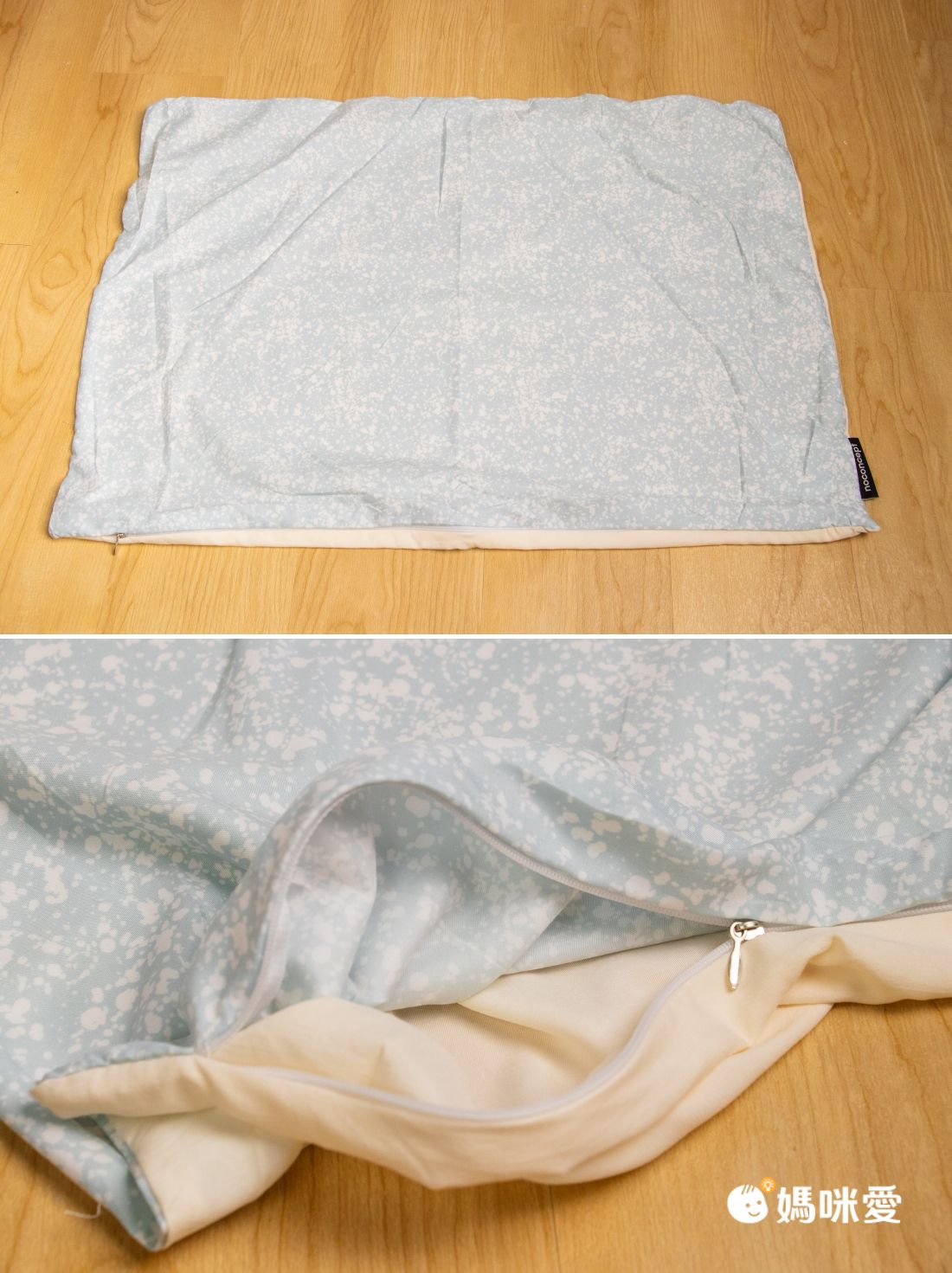 韓國 Nubizio - 可水洗超細纖維蓬鬆四季被-紫花紋路