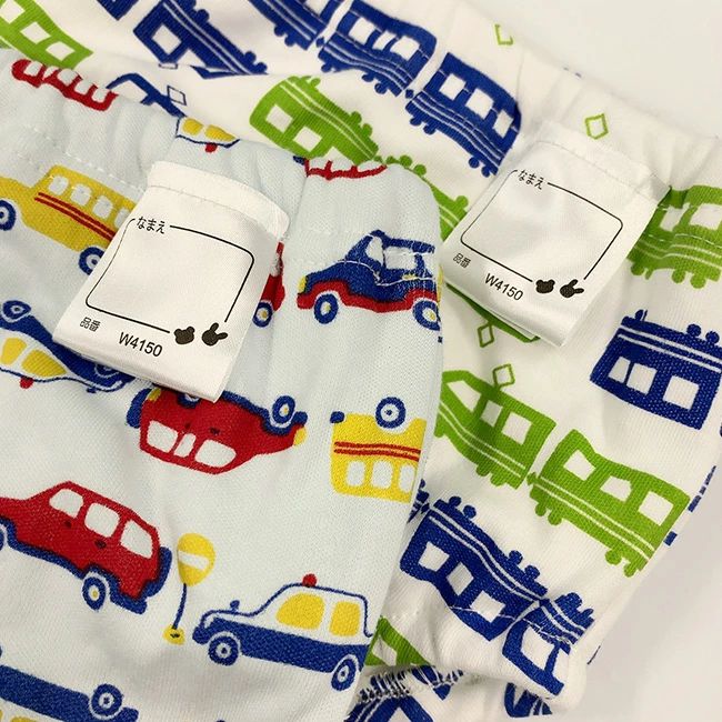 日本 Chuckle Baby - 六層學習褲(兩件組)-火車+車車-分離式