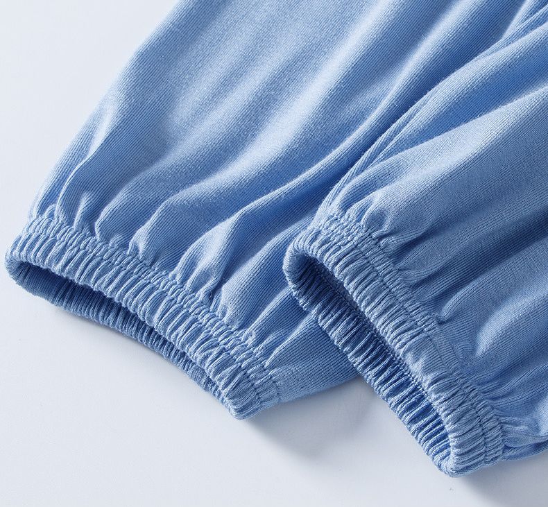 素色莫代爾透氣防蚊褲/空調褲-綠色