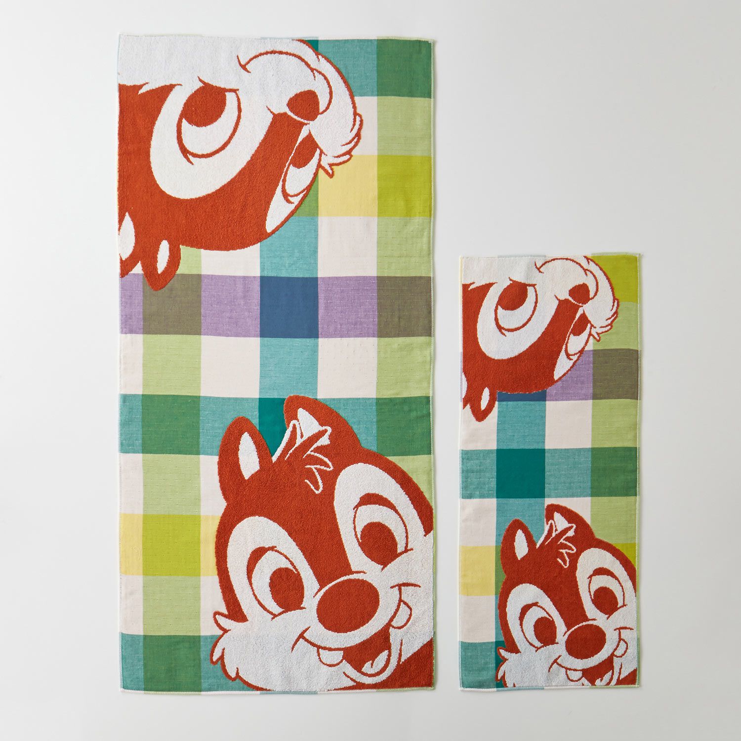 日本千趣會 - 迪士尼 抗菌加工防臭長毛巾-奇奇蒂蒂 (34x80cm)