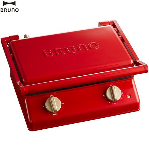 日本 BRUNO - BOE084 雙人帕尼尼厚燒機(經典紅)