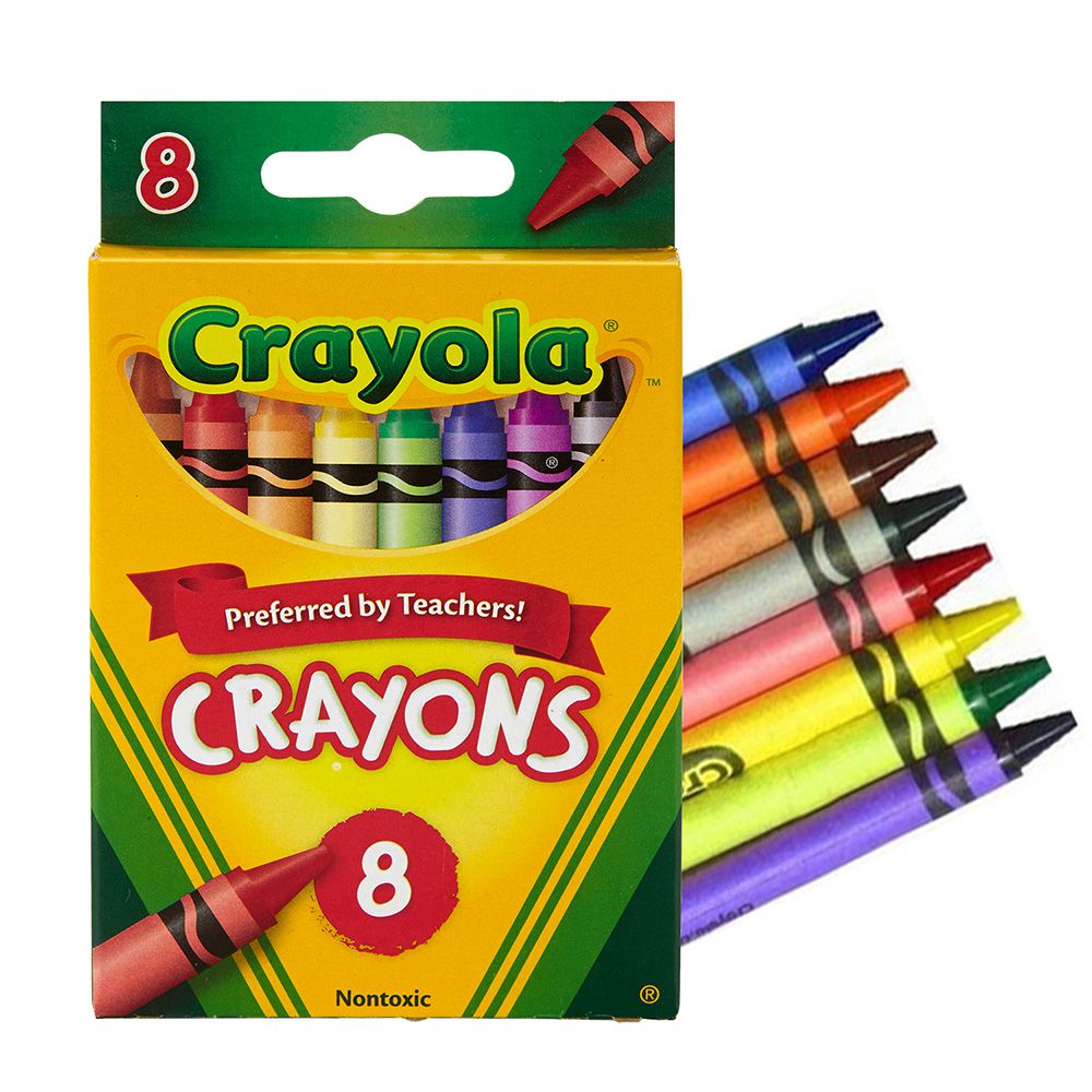 Crayola繪兒樂 - 彩色蠟筆8色