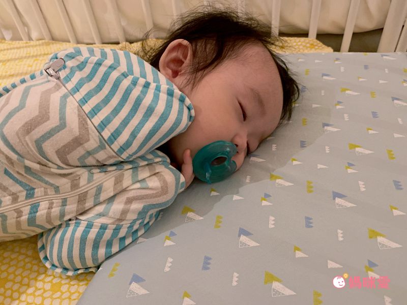 日本 Combi - Airpro水洗空氣-平枕-小山藍 (30x45x3cm)-3個月起