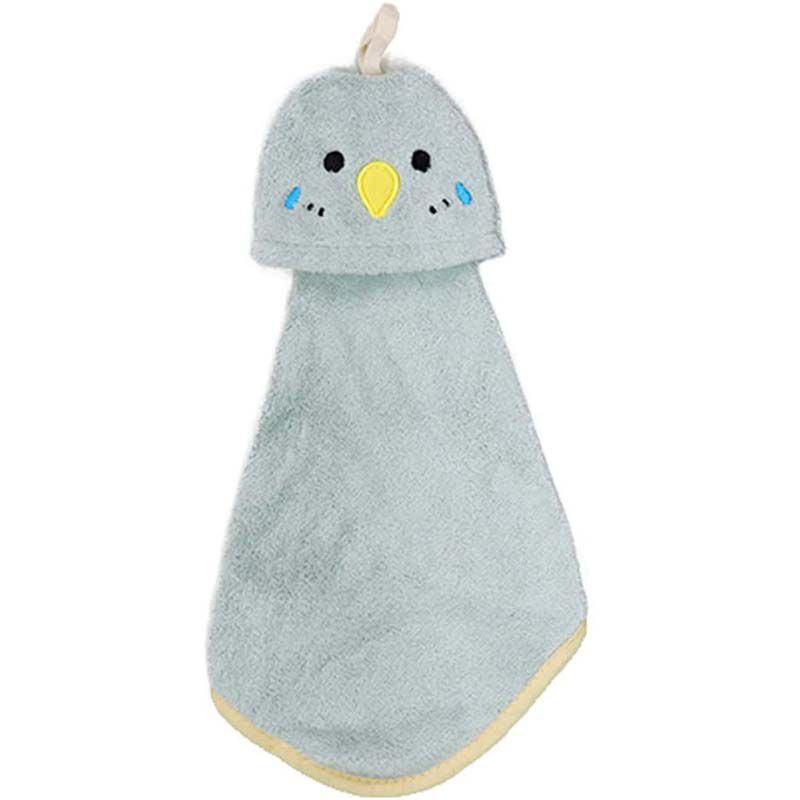 akachan honpo - 可收納擦手巾-鸚鵡 (30×30cm)