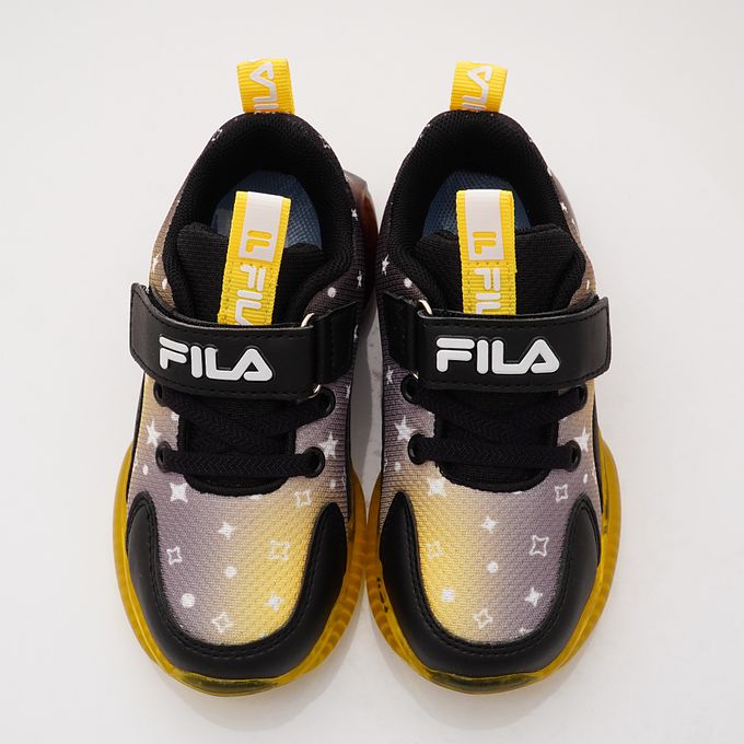 FILA - FILA電燈運動鞋-7-J851X-091黑(中小童段)-運動鞋-黑