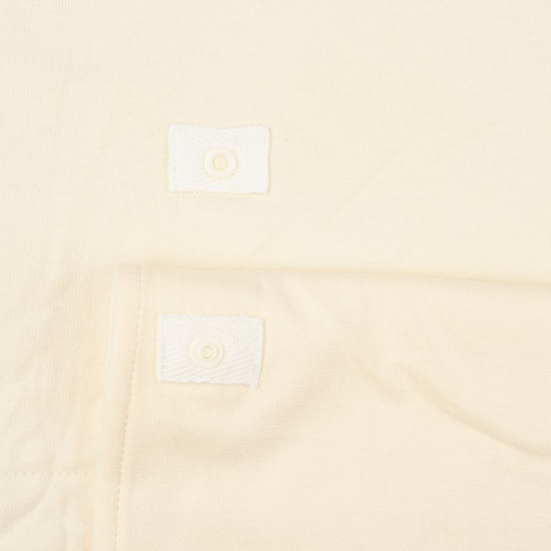 akachan honpo - 包巾 完全包覆型-暖呼呼天鵝絨-象牙白色 (50~70cm)