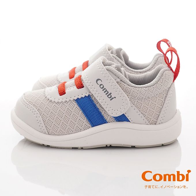 日本 Combi - COMBI醫學級NICEWALK兒童成長機能鞋(寶寶段)-休閒鞋-灰