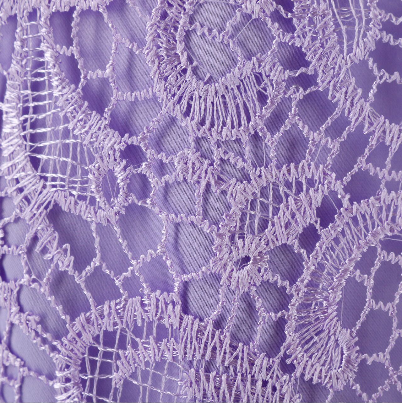 日本 Catherine Cottage - 腰帶蝴蝶結優雅蕾絲長洋裝/小禮服-紫羅蘭