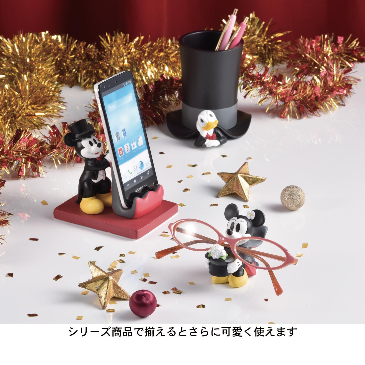 日本千趣會 - 迪士尼 人氣角色手機架-唐老鴨