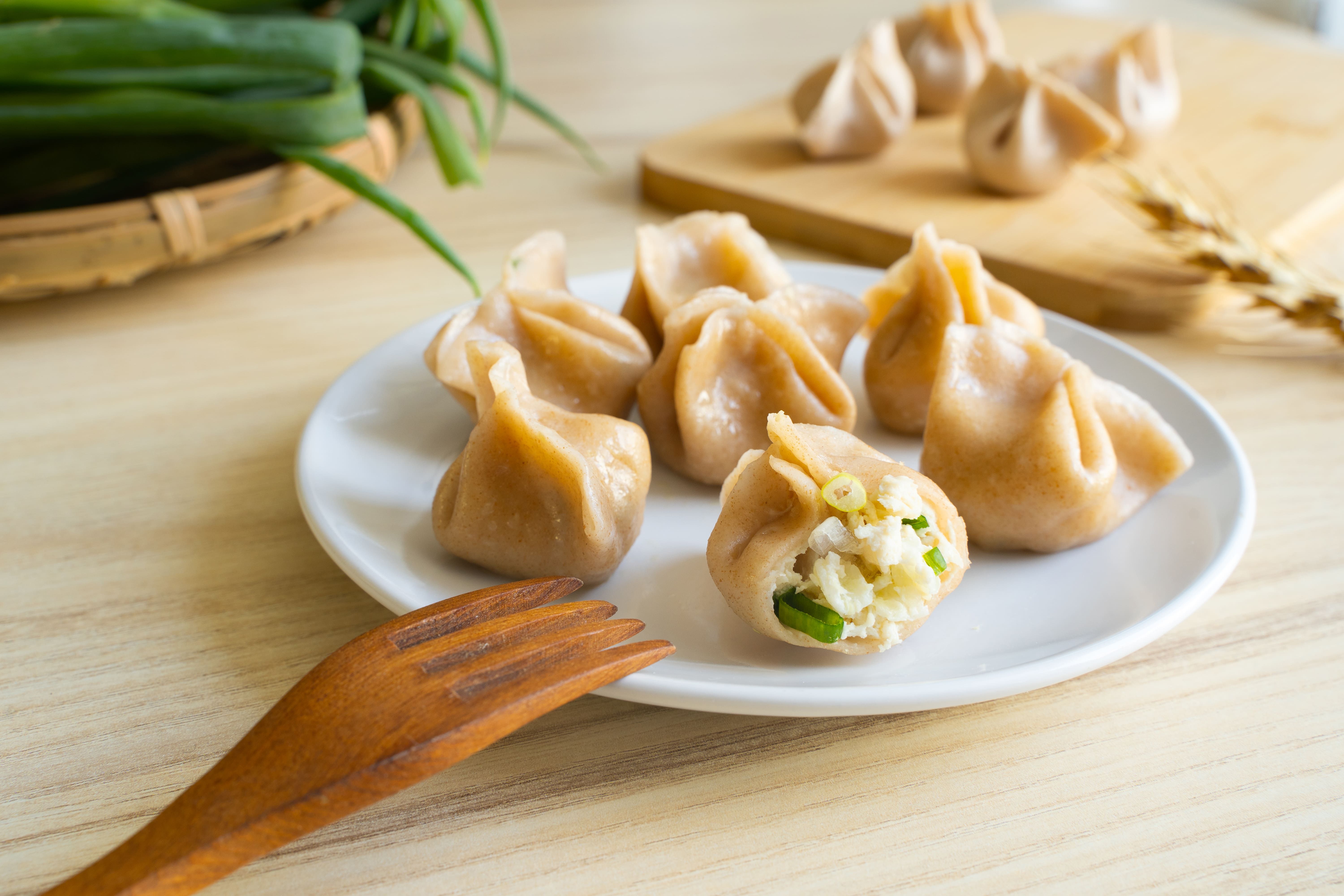 喬媽灶咖 - 喬媽組合-一口小餛飩*3+全麥雞肉水餃*2+彩色蝴蝶麵*3