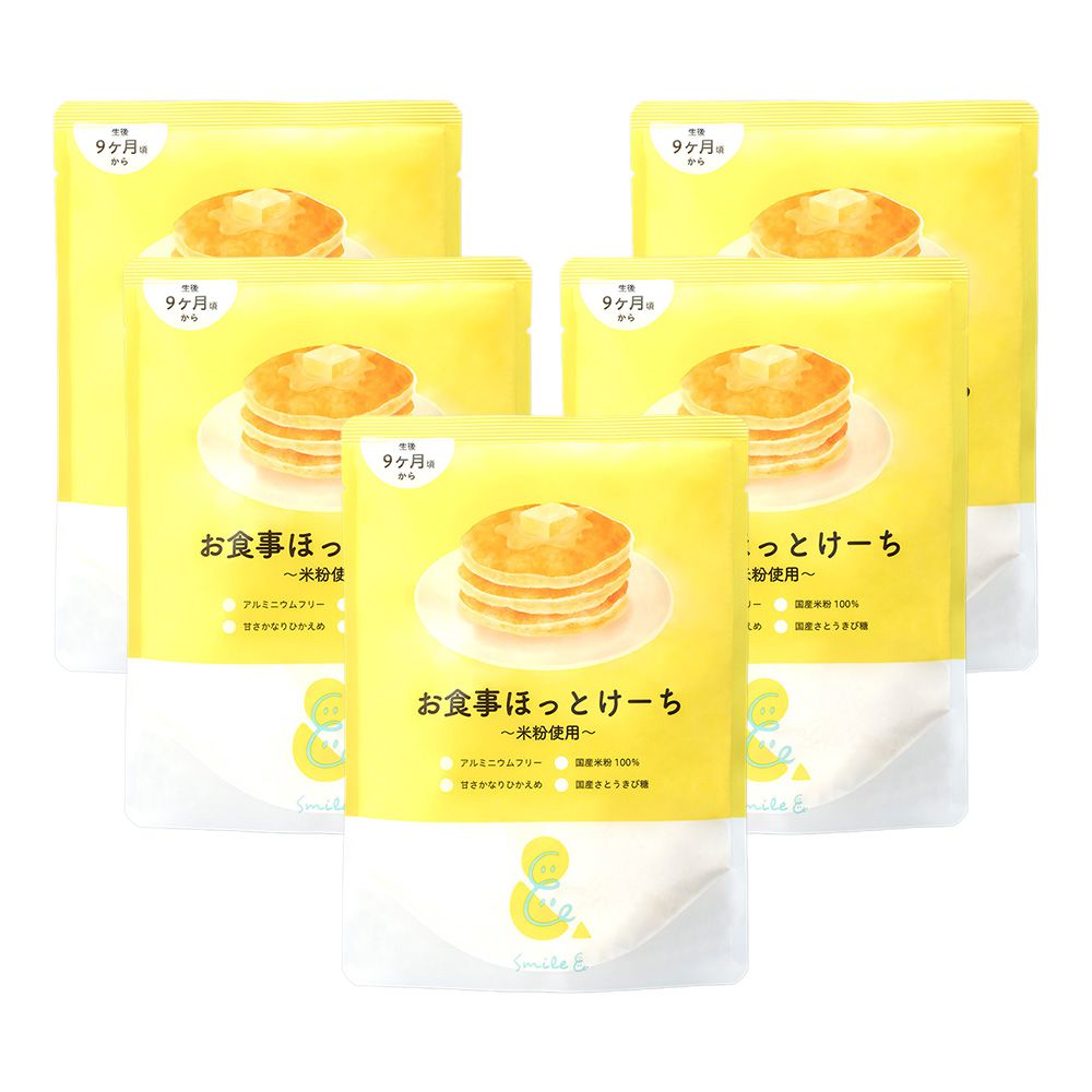 SOOOOO S. - 日本製 寶寶米製鬆餅粉(無麩質)-100g/包，共5包
