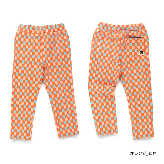 日本 BRANSHES - 定番超彈力百搭長褲-小花-白