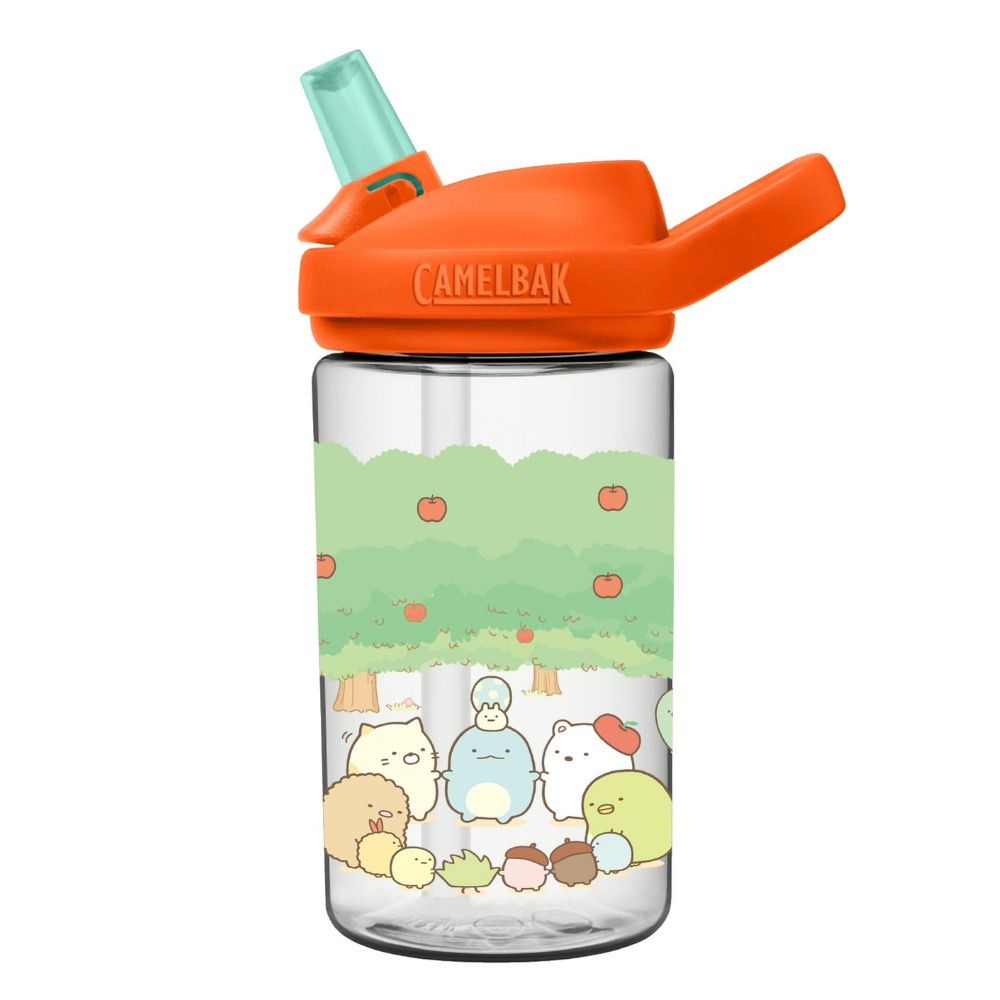 CamelBak - EDDY+ 兒童吸管運動水瓶 角落小夥伴限量款-蘋果森林-400ml