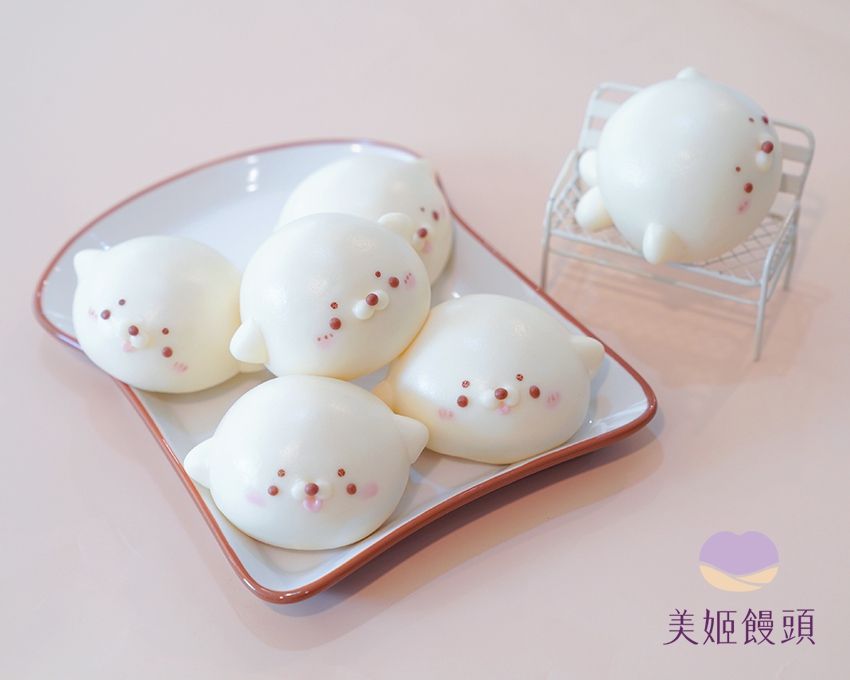 美姬饅頭 - 小海豹鮮乳芋泥包-6入-48g/顆